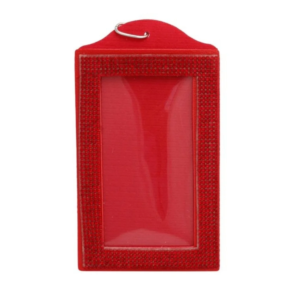 DST Red Sparkle Sorority Pride ID Badge Holder